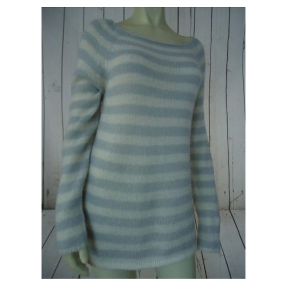 J. Crew Sweater M Sheer Pullover AcrylicMohairWool - Picture 4 of 7